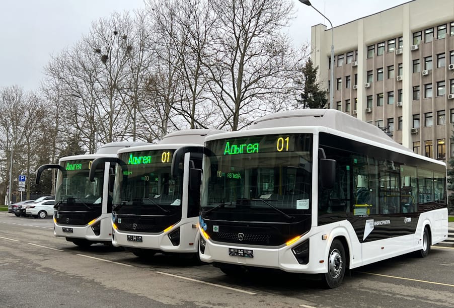 В Республику Адыгея по нацпроекту поступило 10 новых автобусов